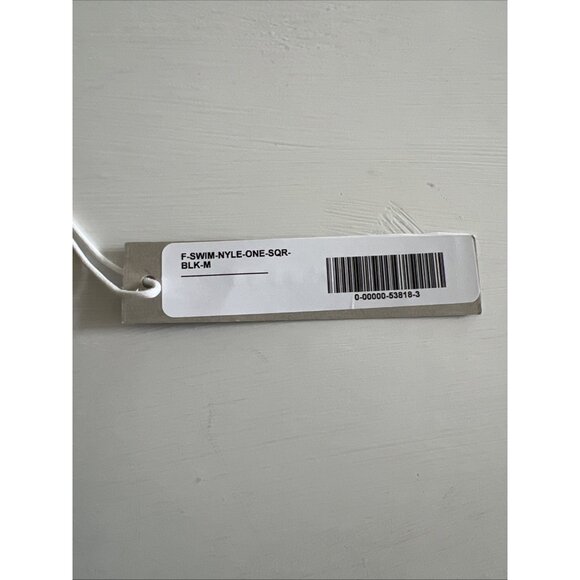 NWT Everlane ReNew Womens Square Neck One Piece Swimsuit Medium Padded Black - Picture 4 of 14